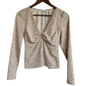 Abercrombie & Fitch Floral Sweetheart Blouse Sz S‎